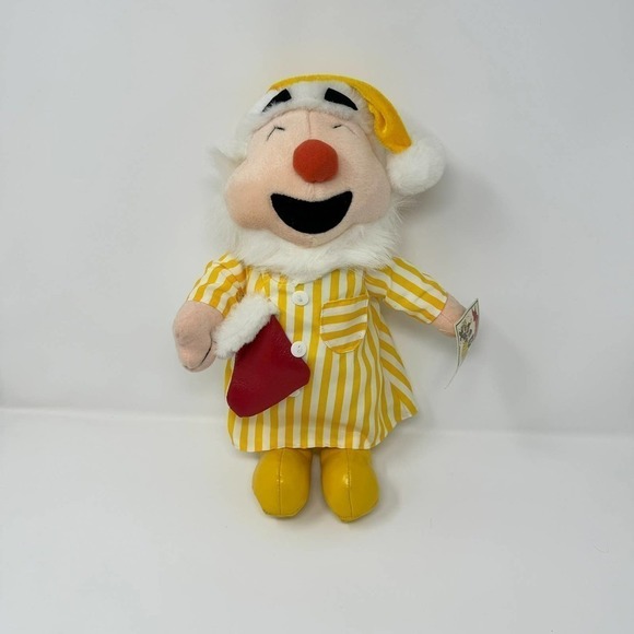 Toy Connection Snow White and the Seven Dwarfs Yellow Plush Christmas 2000 Y2K - Picture 2 of 16